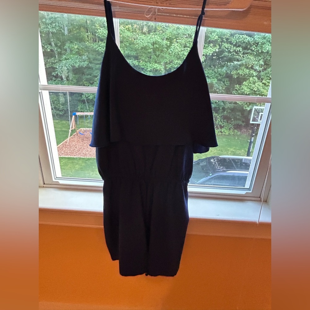 Navy blue romper